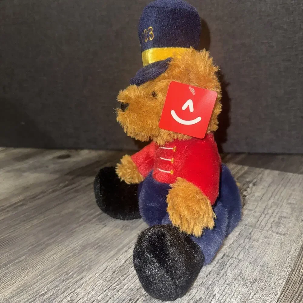 2023 Christmas Teddy Bear Plush Toy Soldier Hat Stuffed‎ Animal With Tags